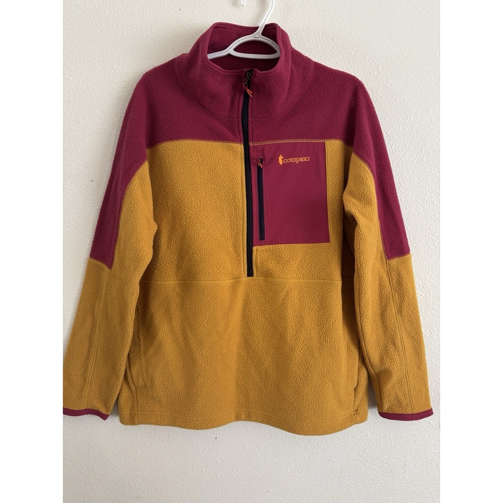 Cotopaxi Fleece Pullover Womens XL Colorblock Quarter Zip Jacket